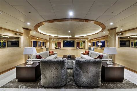 mega yachts interior.